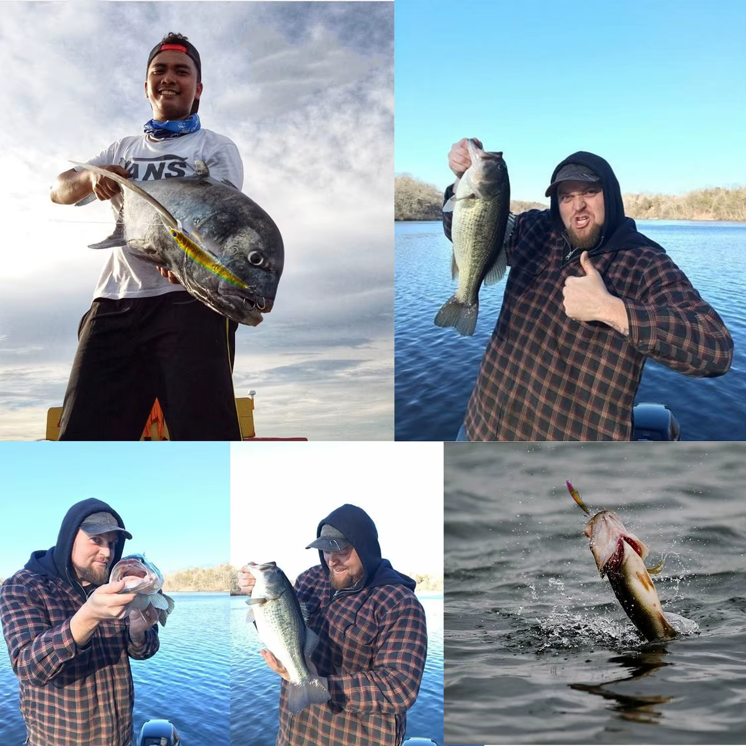 Sougayilang Crankbait Minnow – Señuelo duro realista para pescar carpa - imagen 5