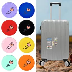 Protectores de silicona antideslizantes para ruedas de equipaje