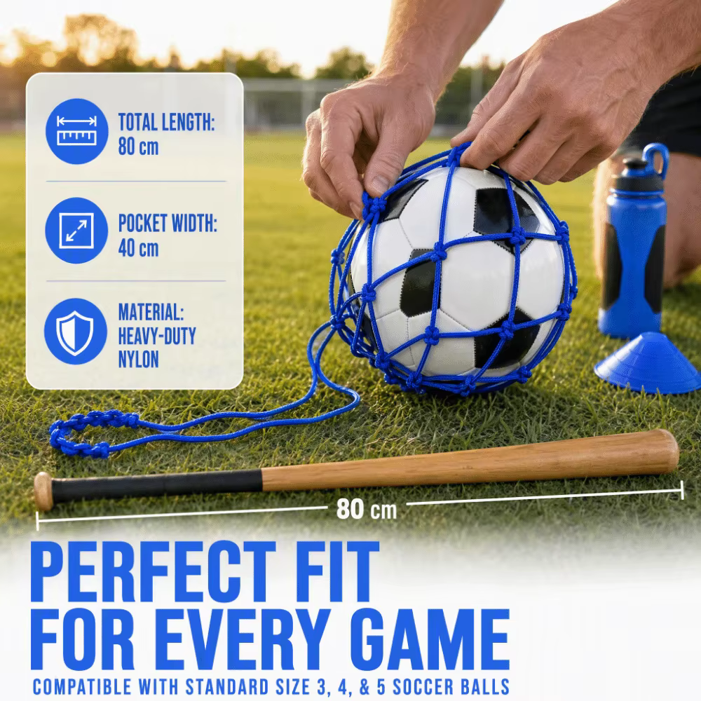 Entrenador de tiro para fútbol con red elástica plegable - imagen 5