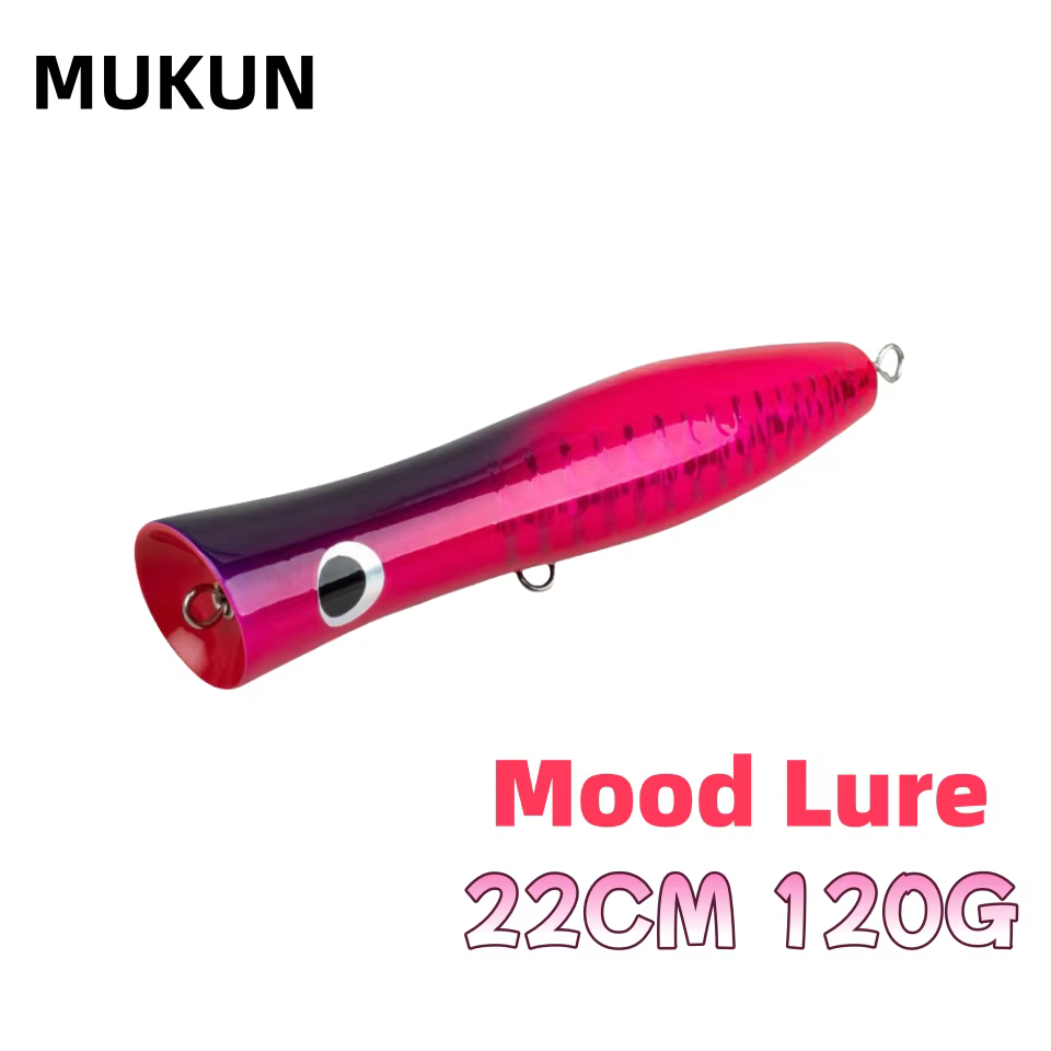 Popper MUKUN Big Game – Señuelo topwater para trolling de altura - imagen 3