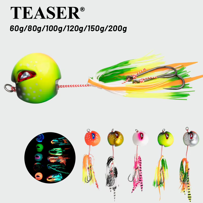 Teaser Luna Alienígena J29C – Señuelo UV para lubina