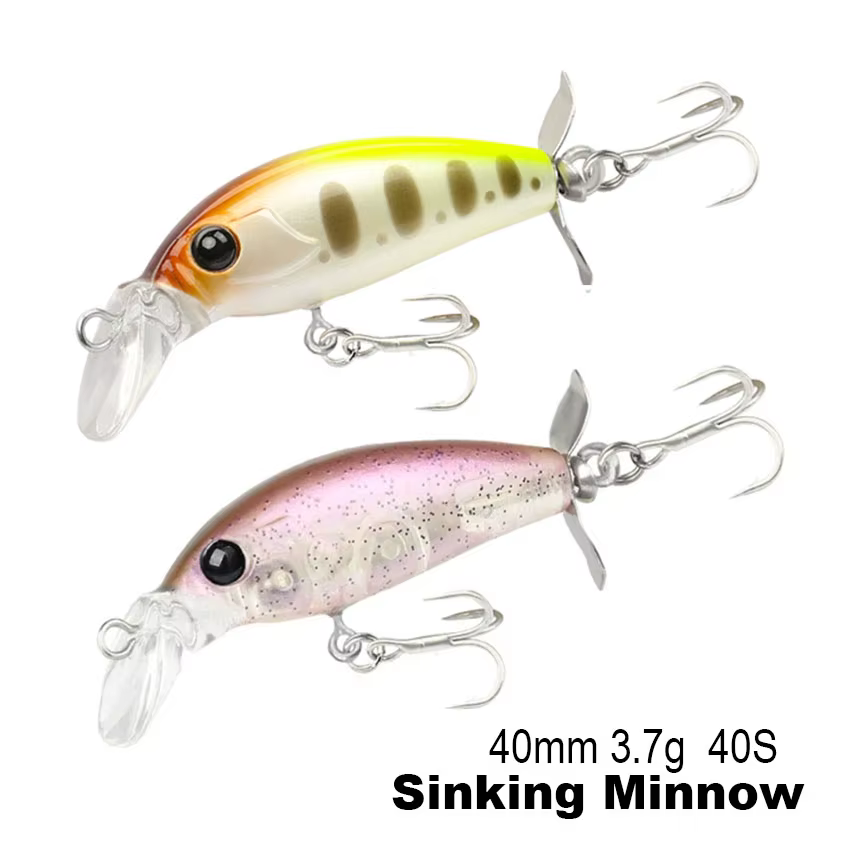 Jerkbait SENTRY 40S Hundido 40mm 3,7g – Lubina y Rockfish