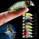 Señuelo Mini Minnow Wobbler de hundimiento lento con ojos 3D