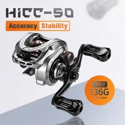 Carrete Baitcasting Compacto de Carbono Soloking HICC-50 – Pesca Eficaz
