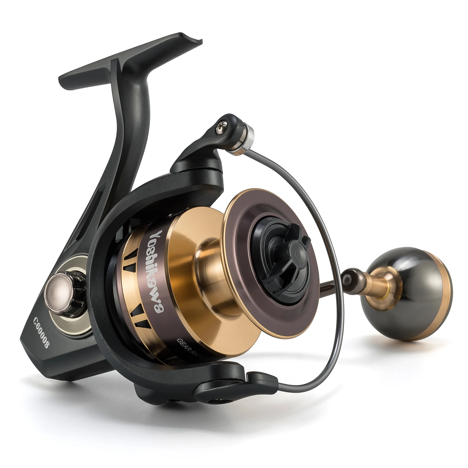 Carrete de pesca giratorio acero inoxidable y bobina CNC salada - imagen 2