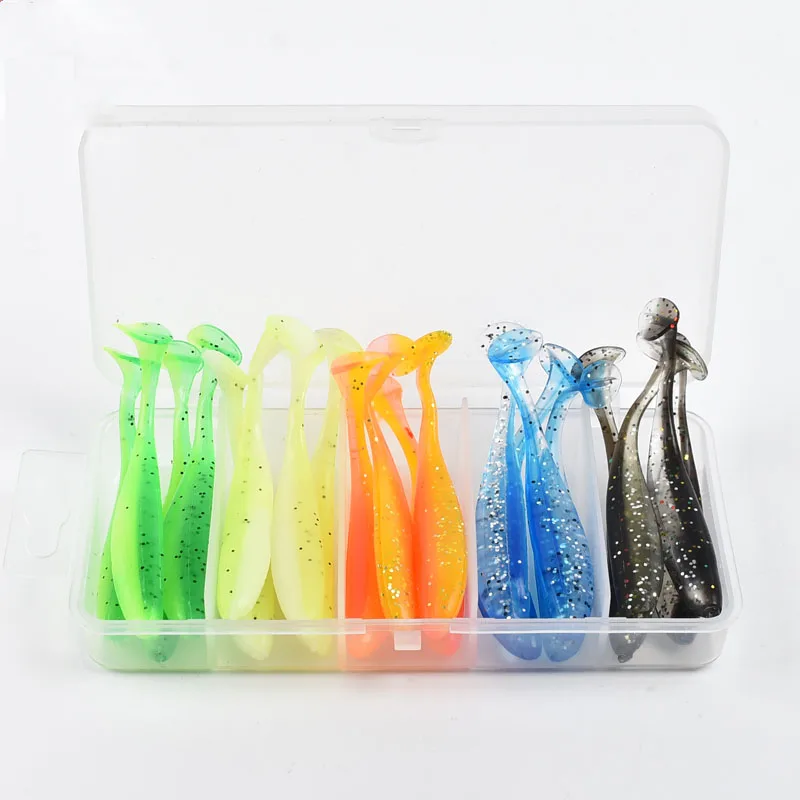 Kit completo de 20 señuelos de pesca euro-cebo en caja organizadora