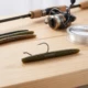 Anzuelos Wacky Rig para lubina anti-enredos de acero carbono