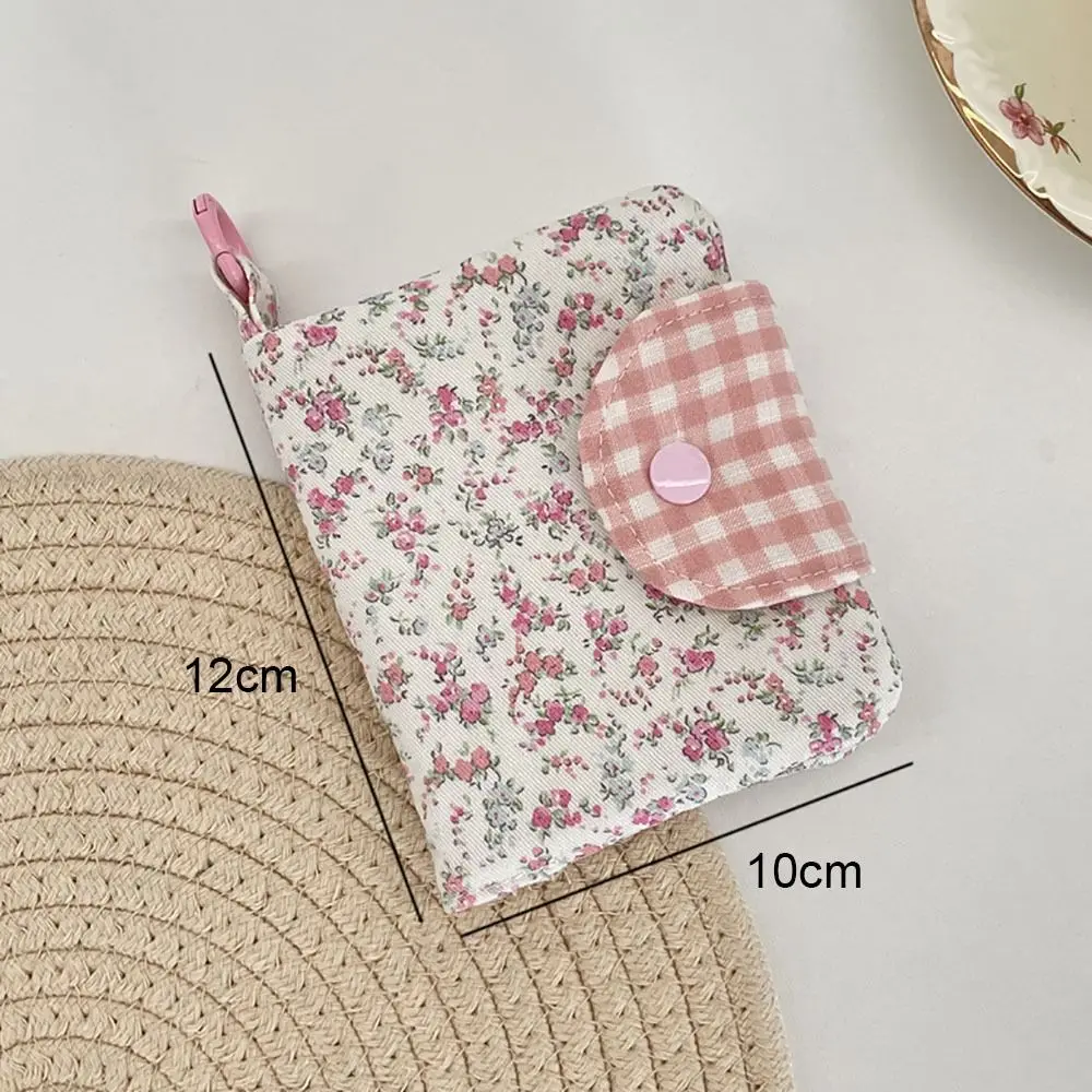 Monedero de tela con lazo y flor, cartera pequeña multifunción - imagen 5
