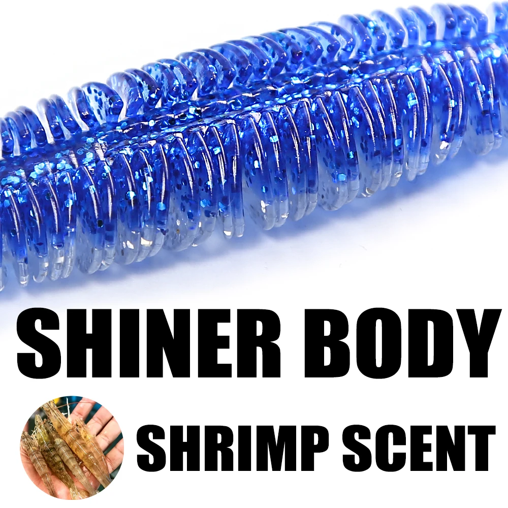 Swimbait silicona doble color para la pesca de carpa - imagen 3
