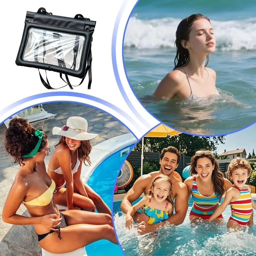 Bolsa impermeable para teléfono PVC ajustable con cierre sellado - imagen 5