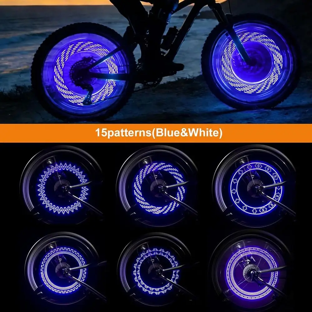 Luz LED intermitente para válvula de neumático impermeable nocturno - imagen 5