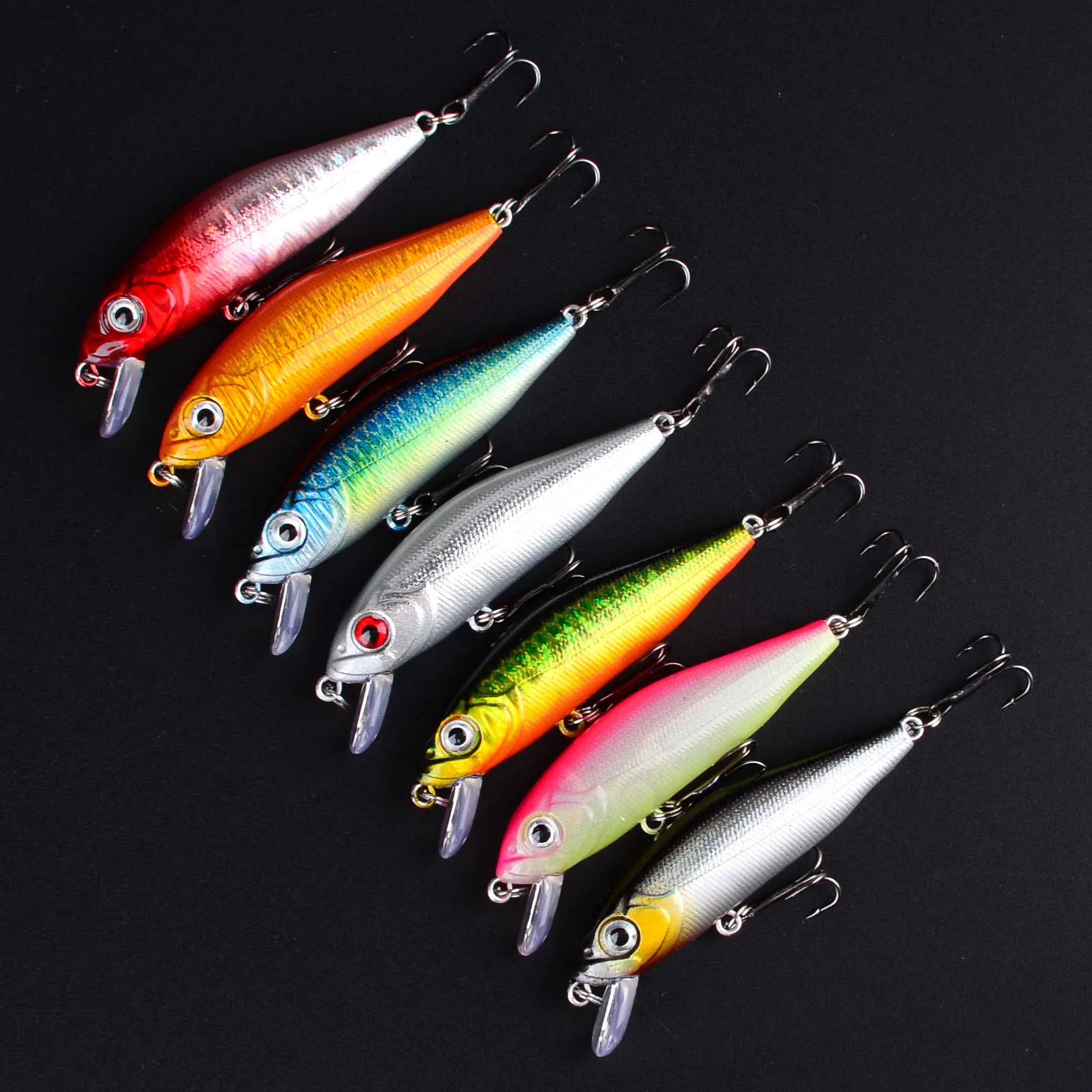 Señuelo Minnow crankbait que se hunde para lucio y lubina