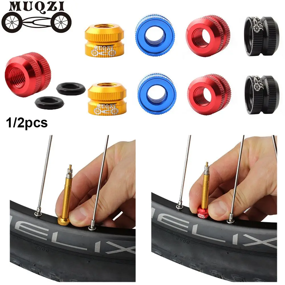 Tapas de válvula de neumáticos para bicicleta con tuerca de bloqueo - imagen 2
