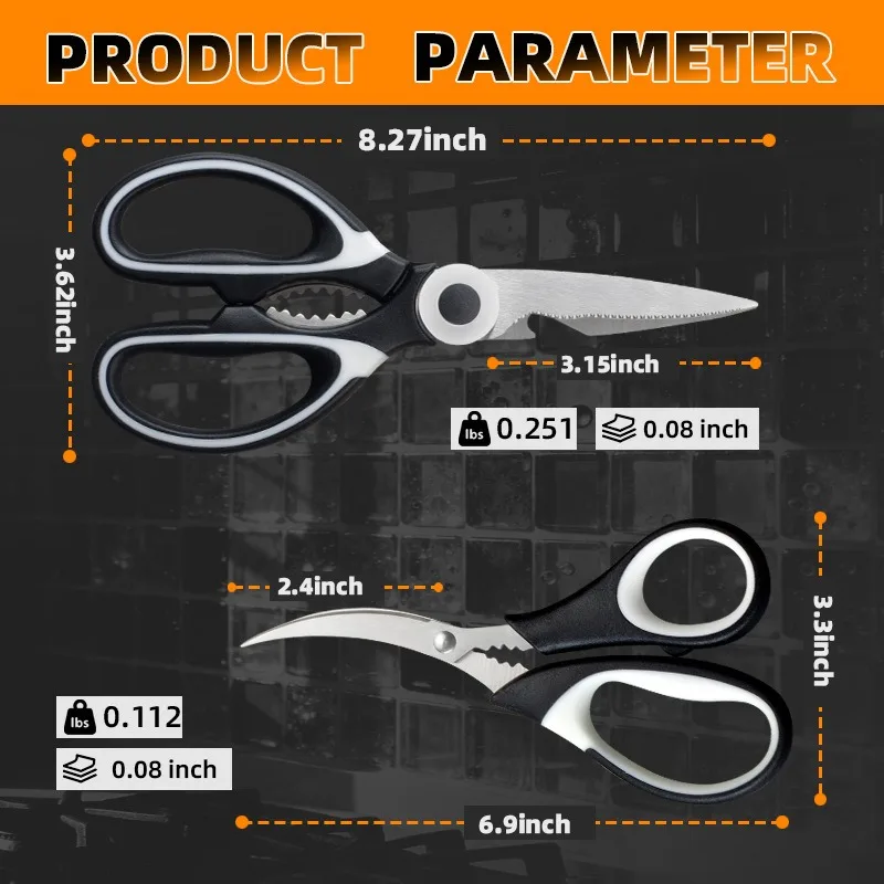 Tijeras de pesca multifuncionales de acero inoxidable para hilo PE - imagen 5
