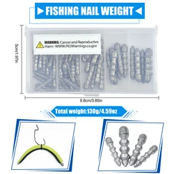 Plomos Drop Shot para Lubina – Kit Inserción con Varios Pesos