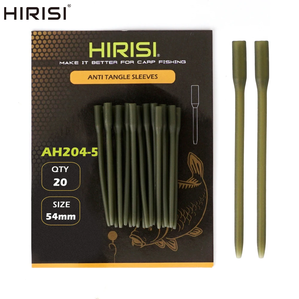 Fundas anti-enredos carpa Hirisi AH204 – 54 mm goma verde - imagen 2