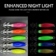 Goture señuelo de calamar luminoso duro para pesca marina – sepias - imagen 4