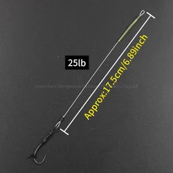 Kit aparejos giratorios para carpa con anzuelos finos y PTFE