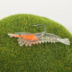 Señuelo de Camarón de Silicona para Pesca en Agua Salada y Dulce