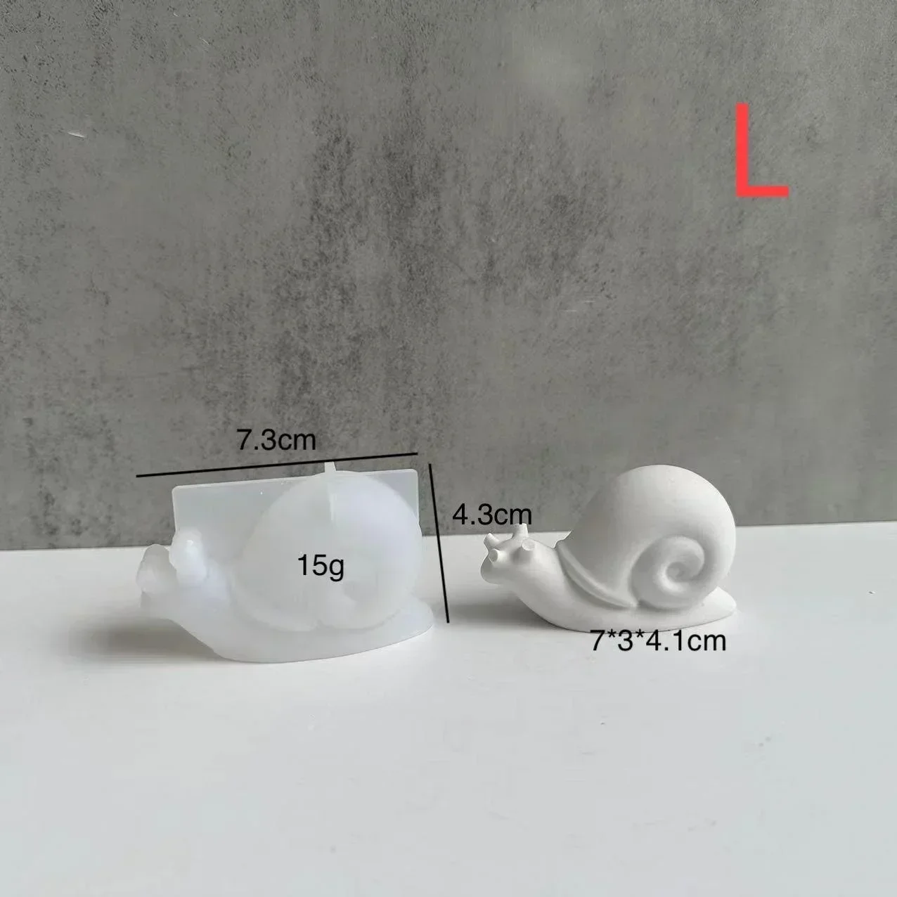 Textura flexible de la silicona del molde de caracol