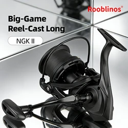 Carrete de surfcasting Rooblinos Black – Gran capacidad para mar