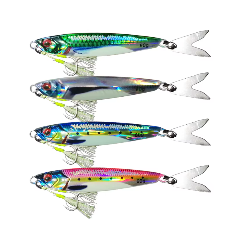 AS Slow Jig – Señuelo Jigging Metal UV 3D Sink 60-80g - imagen 5