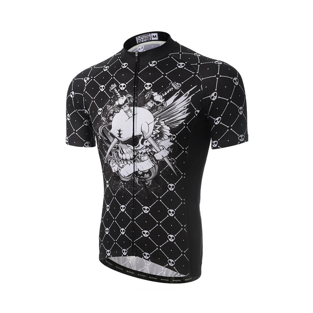 Camiseta de ciclismo de secado rápido transpirable con cremallera