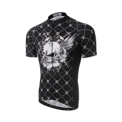 Camiseta de ciclismo de secado rápido transpirable con cremallera