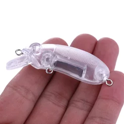 Señuelos Minnow Crankbait transparentes para pintura y aerografía