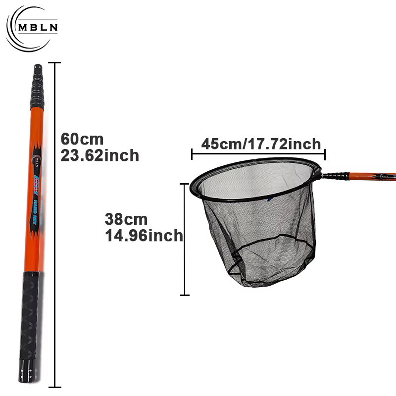 Red Telescópica Fibra de Carbono MBLN con Bloqueo 320 cm - imagen 5