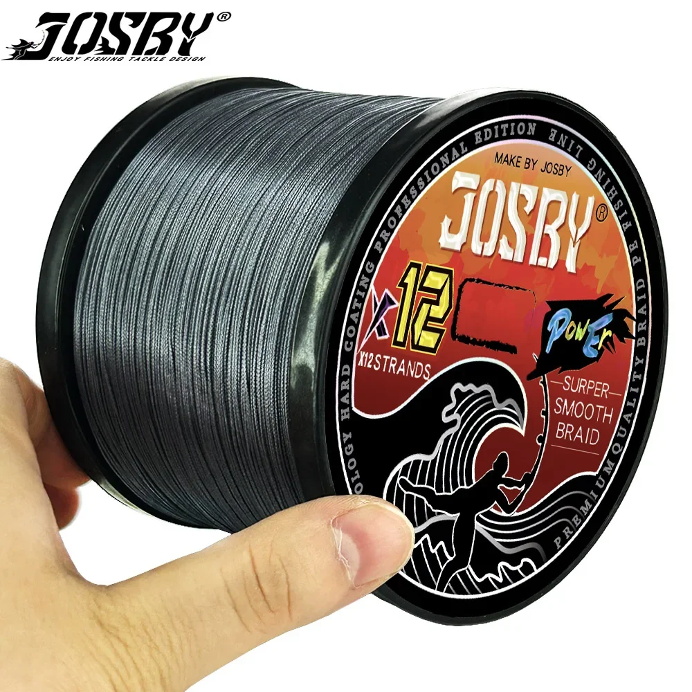 Línea de pesca trenzada PE JOSBY multifilamento suave para mar - imagen 4