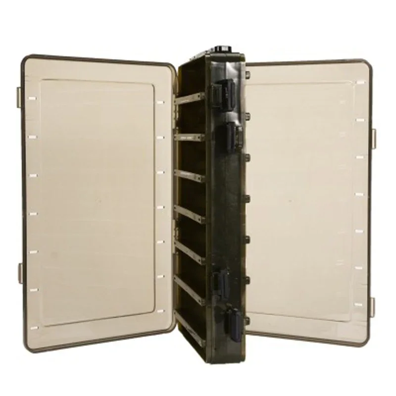 Caja de aparejos portátil con compartimentos y hebilla gran capacidad - imagen 2