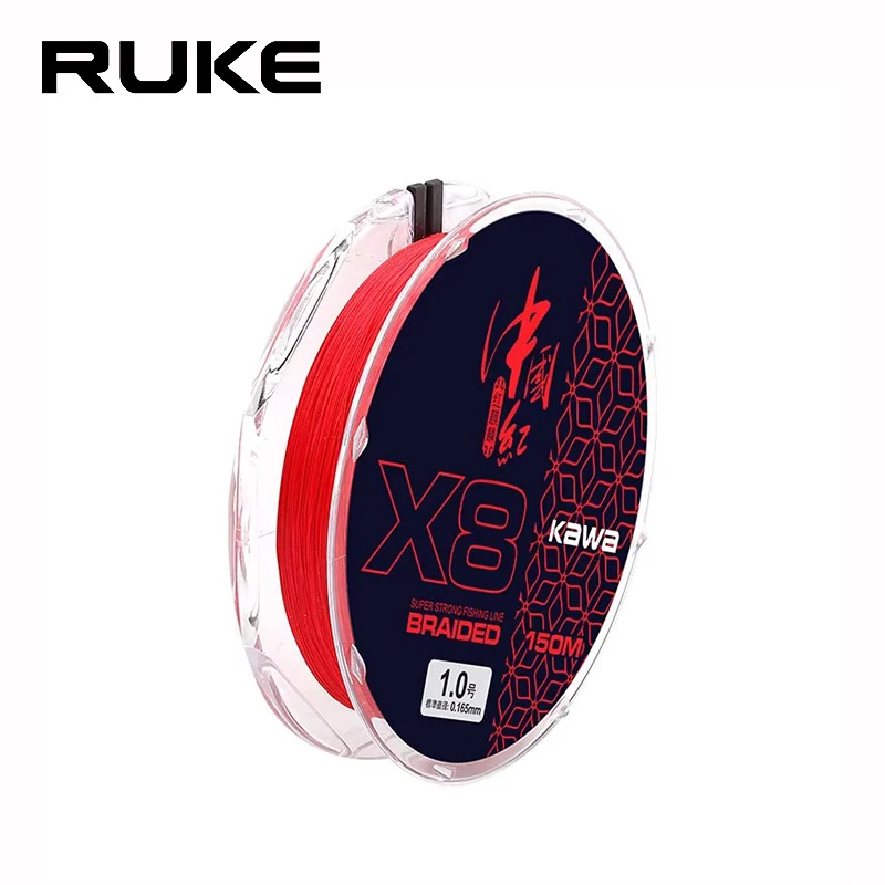 Ruke Línea Trenzada PE 150M – 8 colores, alta resistencia - imagen 4