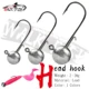 WALK FISH jig head NED – Vástago largo para vinilo