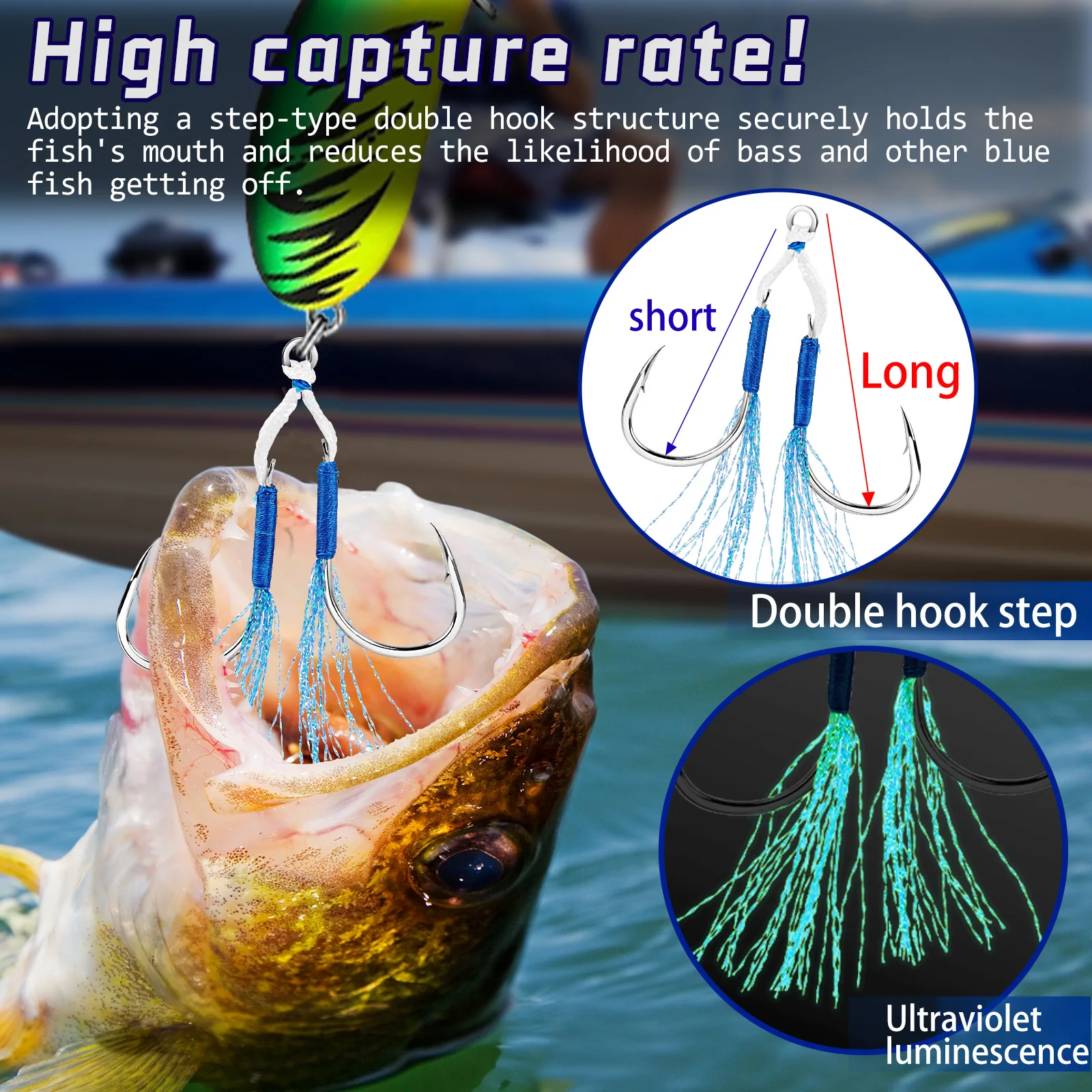 Diseño reforzado para peces de gran tamaño