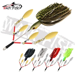 Señuelo giratorio WALK FISH para lucios con lentejuelas metálicas