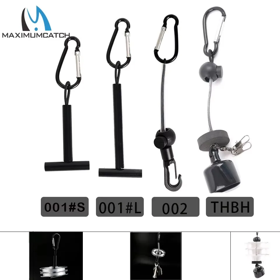 MAXCATCH soporte de hilo para pesca con mosca, dispensador aluminio