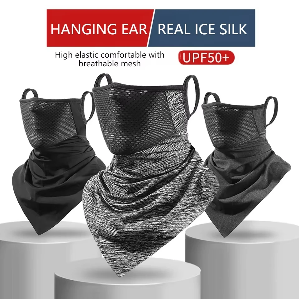 Detalle del tejido Ice Silk y protección UV