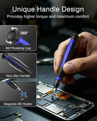 Kit destornilladores de precisión mini para MacBook, PC y gafas