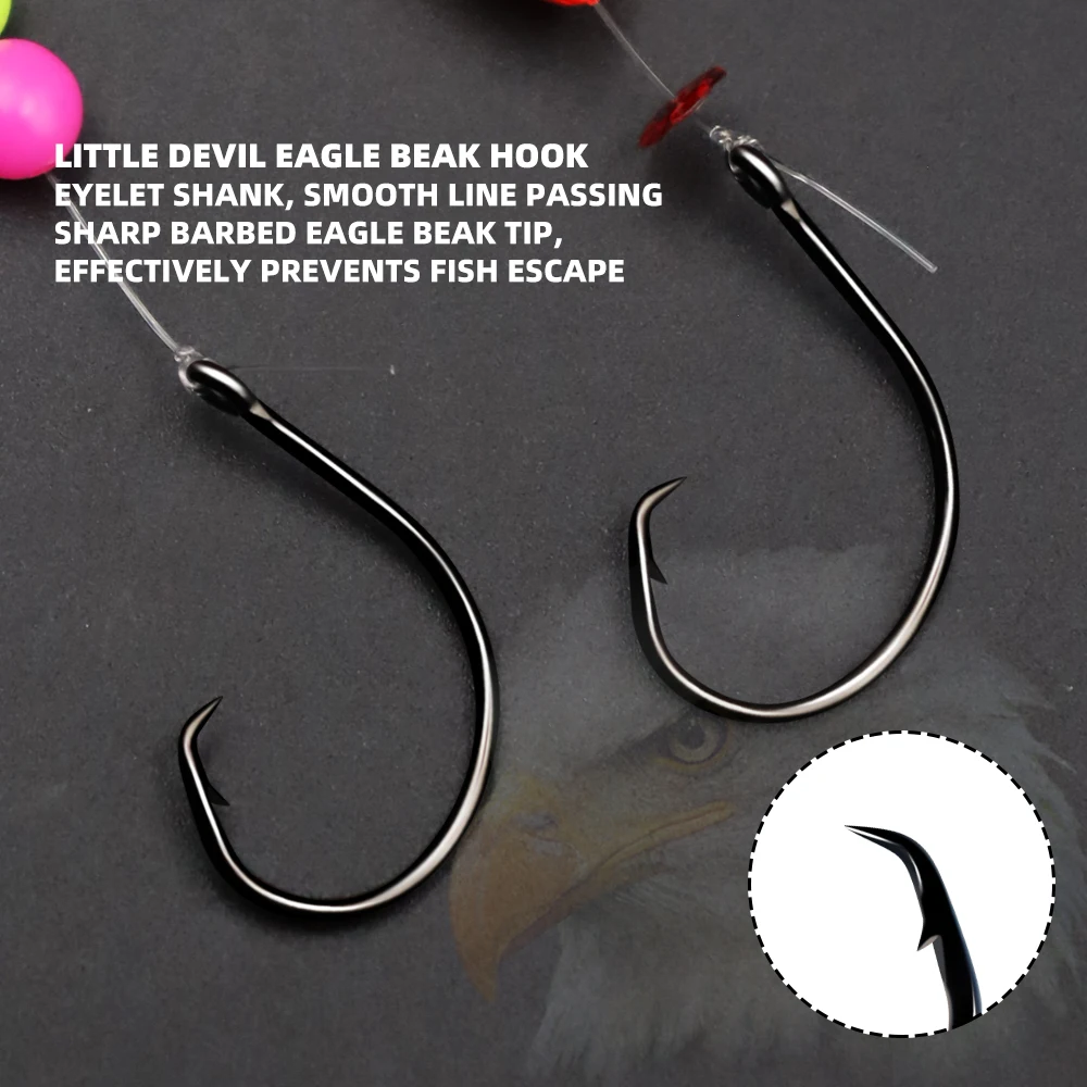Aparejo surfcasting flotador ZYZHE anzuelo circular para cebo preatado