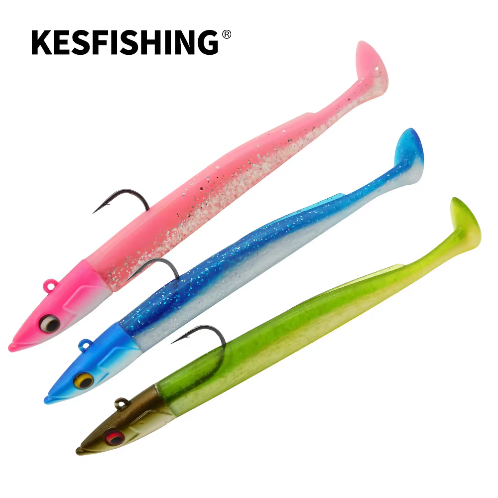KESFISHING Crazy Shiner Vinilo blando para lucio - imagen 2
