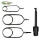 Alicates hackle de acero inox Vtwins para atar moscas y clips