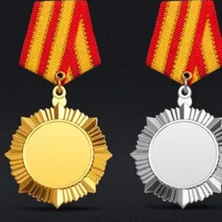 Medallas deportivas metálicas oro plata bronce para ganadores