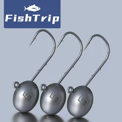 Anzuelo Jig Head Baitholder FishTrip con púas para vinilo