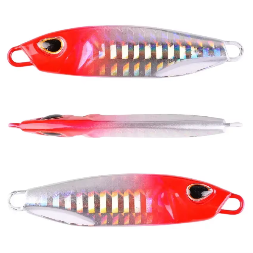 Conjunto cucharas metálicas Jigging – Señuelos para lubina premium