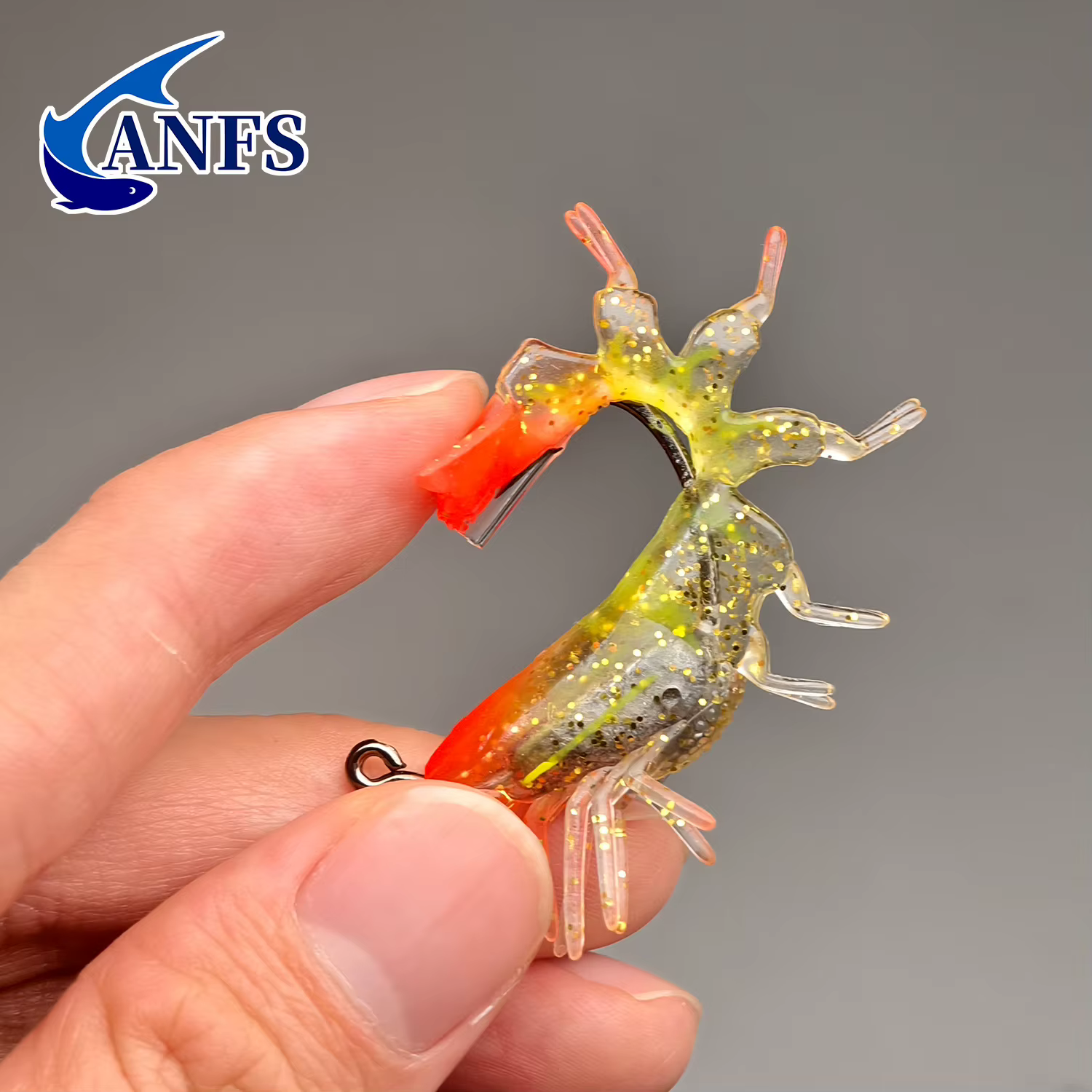 Vinilos de pesca ANFS – Gamba realista para agua dulce y salada - imagen 3