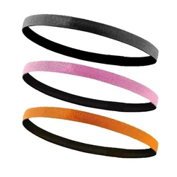 Diadema deportiva antideslizante para el sudor, fitness y running