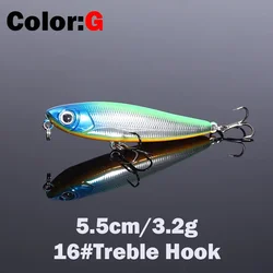Señuelo lápiz Swimbait Jerkbait flotante para lubina en superficie