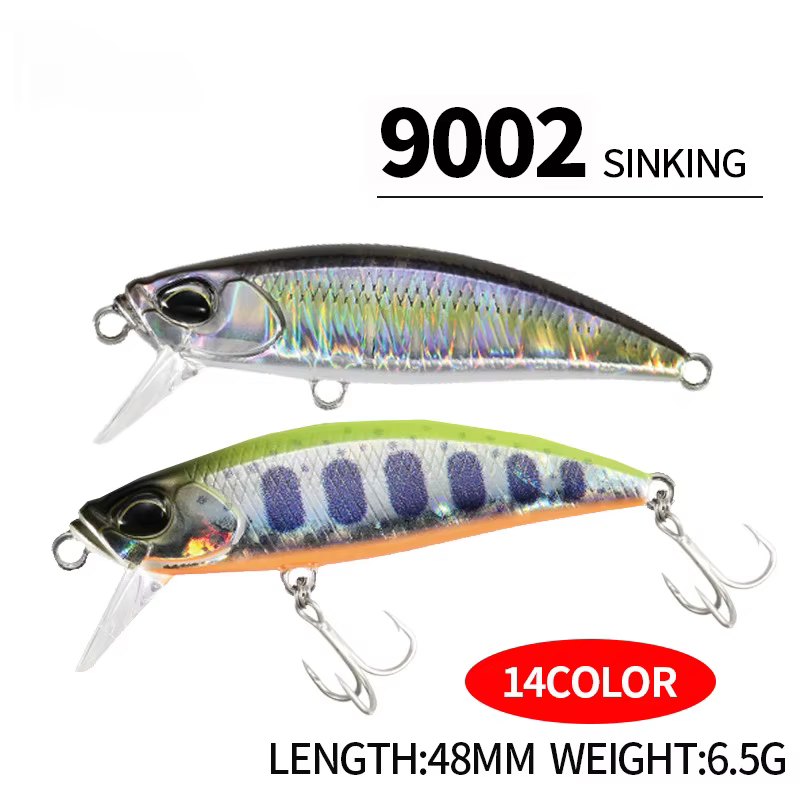 Señuelos Modelo 48s – Jerkbait y Minnow para lubina, trucha y lucio - imagen 5