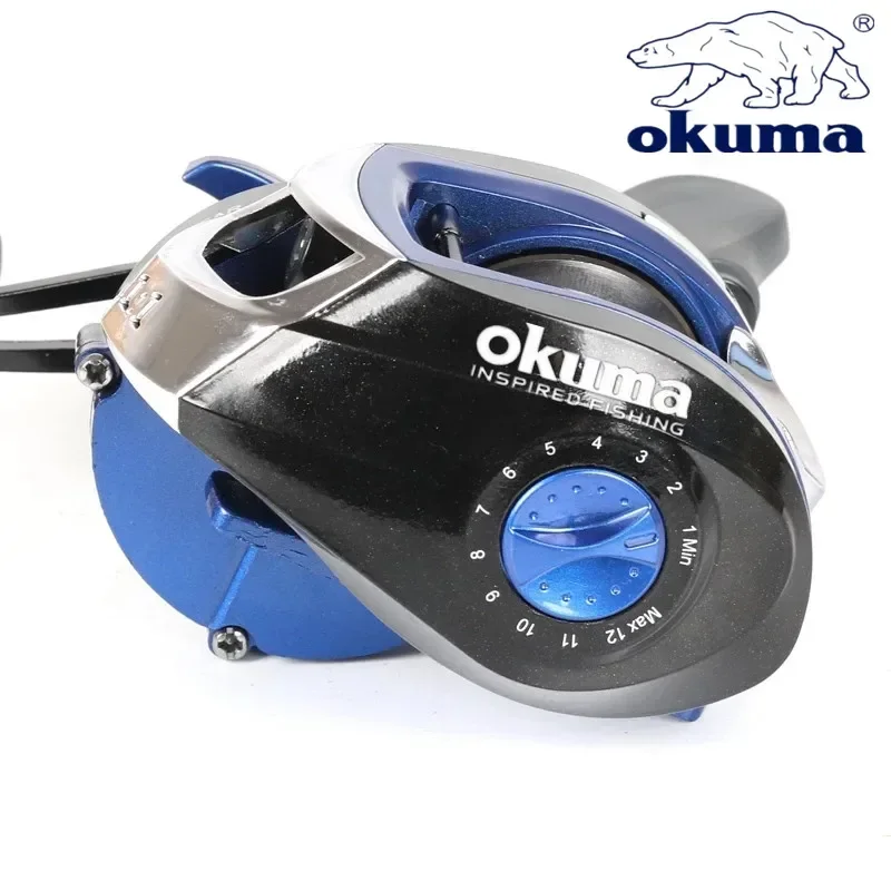 Carrete Baitcasting Okuma Alta Velocidad – Copa Alambre Gota Agua - imagen 3